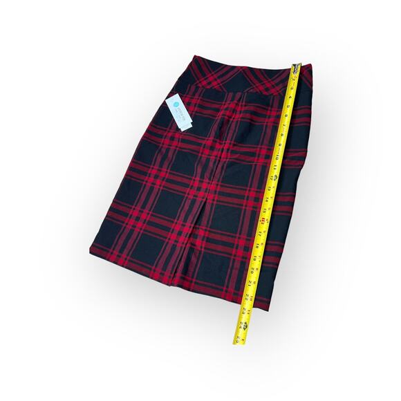 Stitch Fix Margaret M Red And Black Pencil Skirt - Picture 3 of 11
